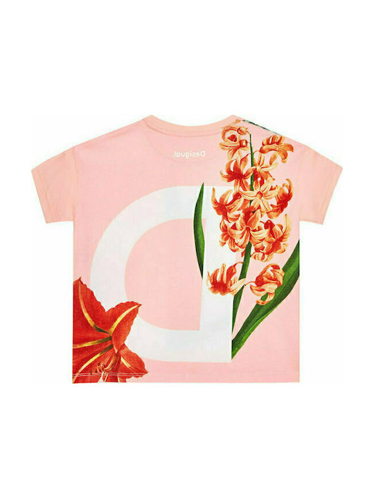 Desigual Kids T-shirt Pink Turin