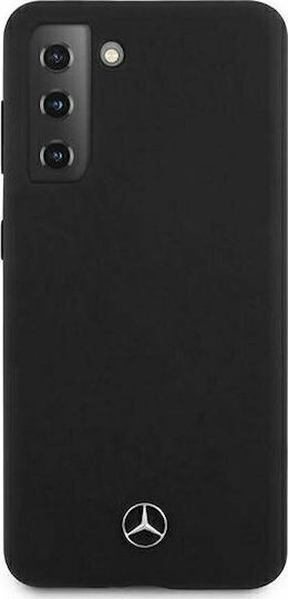 Mercedes-Benz Silicone Line Back Cover Σιλικόνης Μαύρο (Galaxy S21+ 5G)
