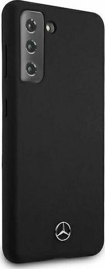 Mercedes-Benz Silicone Line Back Cover Σιλικόνης Μαύρο (Galaxy S21+ 5G)