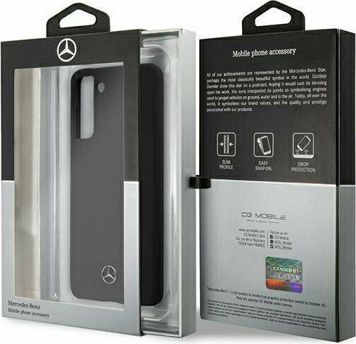 Mercedes-Benz Silicone Line Back Cover Σιλικόνης Μαύρο (Galaxy S21+ 5G)