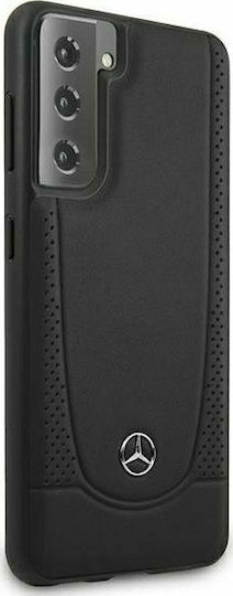 Mercedes-Benz Urban Back Cover Δερμάτινο Μαύρο (Galaxy S21 5G)