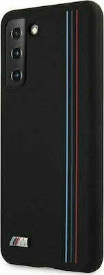 BMW Stripes M Collection Silicone Back Cover Black (Galaxy S21+ 5G)