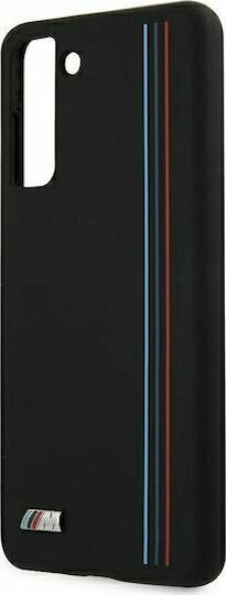 BMW Stripes M Collection Back Cover Σιλικόνης Μαύρο (Galaxy S21+ 5G)