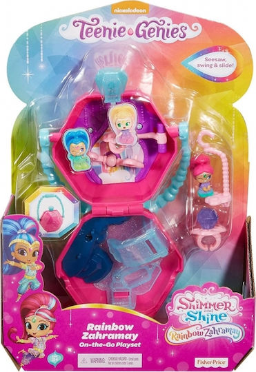 Mattel Teenie Genies Rainbow Zahramay On-the-Go Miniatur-Spaßspielzeug Shimmer and Shine Für 3+ Alter