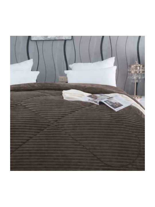 Ta Panta Duvet Cover Queen 220x240cm Giorgio Lite Brown