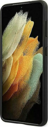 Ferrari On Track Perforated Back Cover Plastic Negru (Galaxy S21 5G)