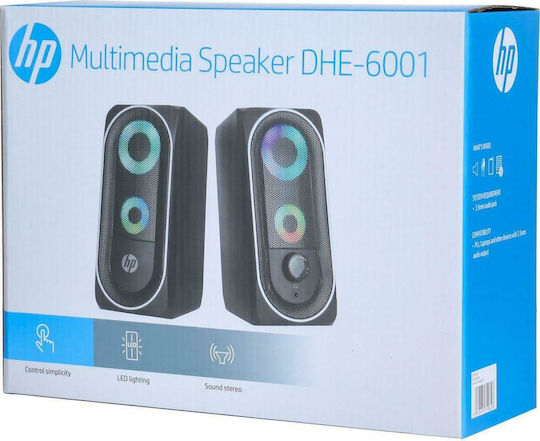 HP DHE-6001 2.0 Speakers 6W Black