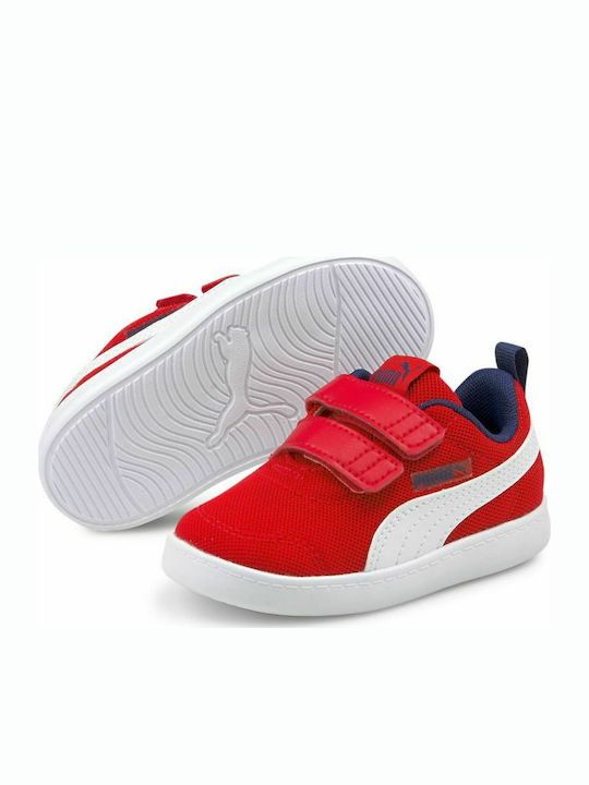 PUMA Courtflex Mesh Фуксия Детски Маратонки