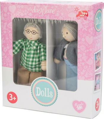 Le Toy Van Παππούς & Γιαγιά Set of Wooden Dolls for Dollhouse