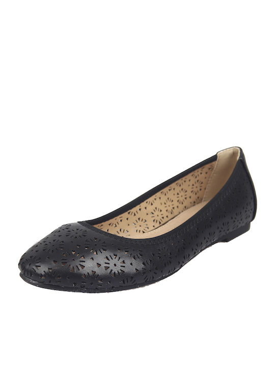 Envie Shoes Damen Ballerinas in Schwarz Farbe