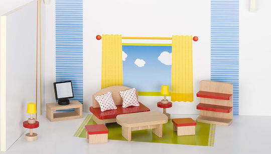 Goki Furniture for Flexible Puppets Möbel für Puppenhaus