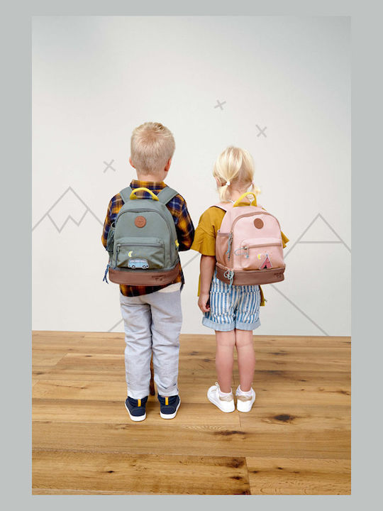 Laessig Adventure Bus Kids Bag Backpack Gray 24cmx24cmx27cmcm
