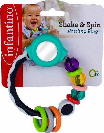 Infantino Shake & Spin Rattling Ring Κουδουνίστρα