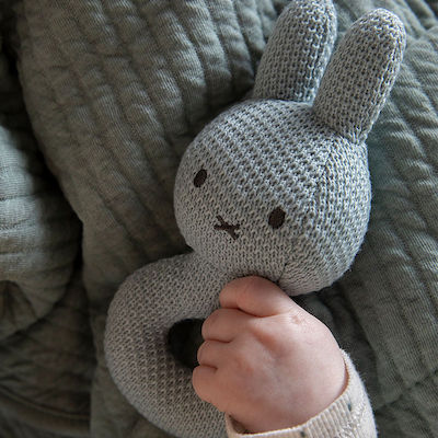 Baby Oliver Yφασμάτινη Κουδουνίστρα Miffy Mint