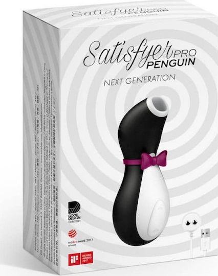 Satisfyer Pro Penguin Next Gen Vagina & Clitoral Suction Device with Vibration Black