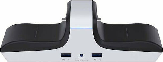 Raptor Dual Charging Dock Charging Station for 2 controllers PS4 / PS5 White