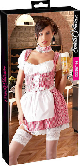 Cottelli Collection Dirndl Секси Костюм Red/White