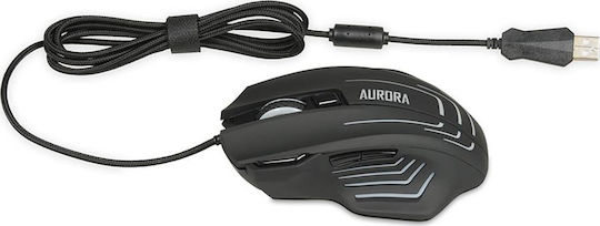 iBox Aurora A-2 RGB Gaming Mouse 6400 DPI Negru