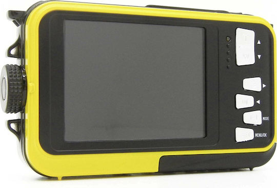 GoXtreme Reef Compact Φωτογραφική Μηχανή 8MP με Οθόνη 2.7" και Ανάλυση Video Full HD (1080p) Κίτρινη