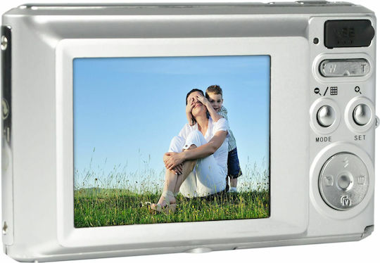 AgfaPhoto DC5200 Kompaktkamera 21MP Optischer Zoom 8x Silber