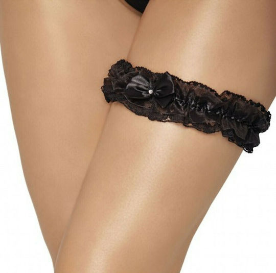 Cottelli Collection Lace Garter Belts with Lace Black