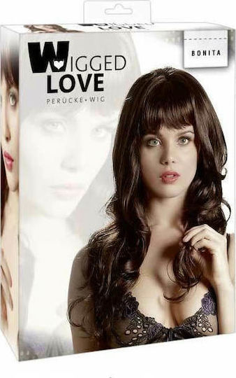 Wigged Love Long Dunkel Brünett Perücke