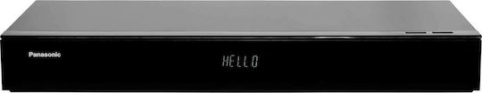 Panasonic Blu-Ray Player DMR-UBS70EGK Ενσωματωμένο WiFi με Δυνατότητα Εγγραφής Blu-Ray/DVD και USB Media Player Μαύρο