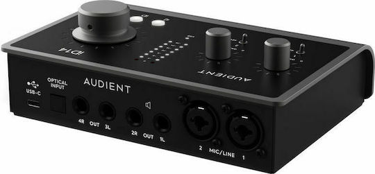 Audient iD14 MKII Εξωτερική Επαγγελματική Κάρτα Ήχου με Σύνδεση USB