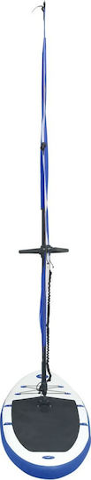 vidaXL Set Inflatable SUP Board / Windsurf with Length 3.3m Blue