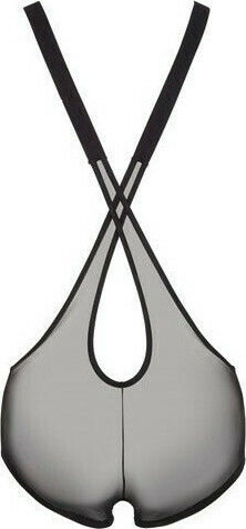 Svenjoyment Underwear Transparent Wrestler Body Секси мъжко боди Черен 21501821701