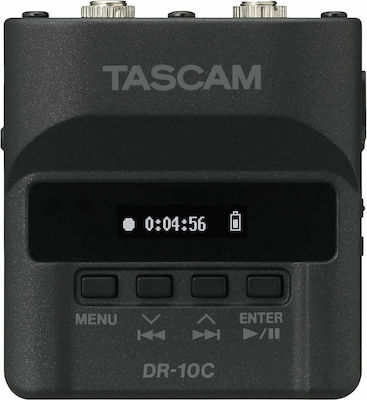 Tascam Single Channel Battery Powered Portable Audio Digital Recorder with Memory Card and USB Power Supply for 8 Hours Recording