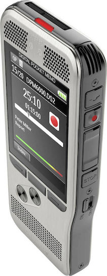 Philips Voice Recorder DPM6000 DPM6000/02 με Eσωτερική Μνήμη 4GB
