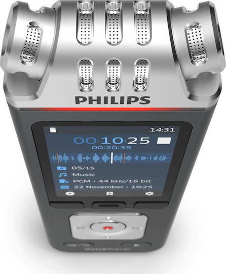 Philips Voice Recorder DVT8110 DVT8110/00 με Eσωτερική Μνήμη 8GB