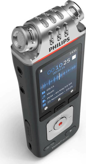 Philips Voice Recorder DVT8110 DVT8110/00 με Eσωτερική Μνήμη 8GB