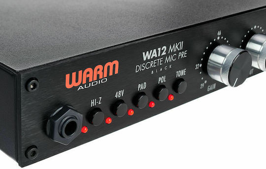 Warm Audio WA-12 MKII Microphone Preamplifier Mono with Phantom Power & 1 XLR Input