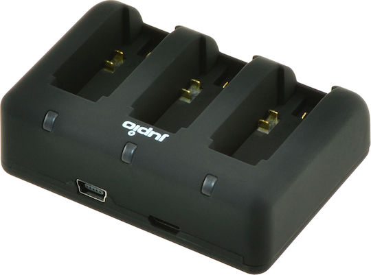 Jupio 3x Battery + Compact USB Triple Charger for GoPro Hero4