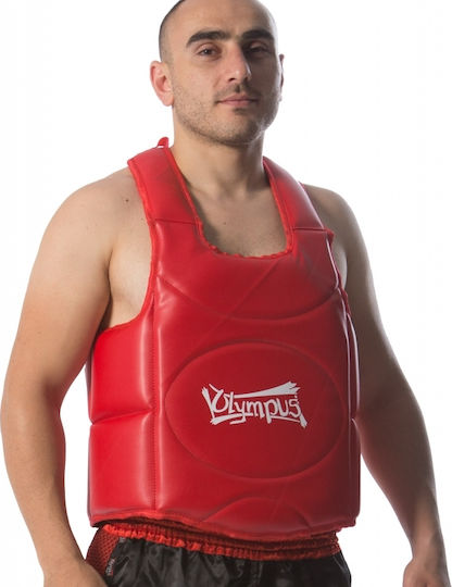 Olympus Sport 4001207 4001207 Leather Chest Guard Red