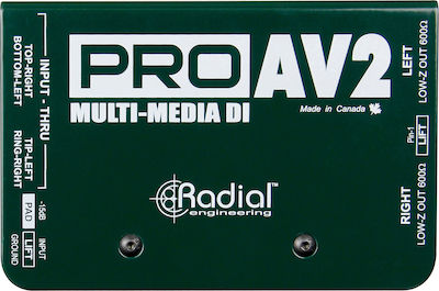 Radial PRO-AV2 Παθητικό DI Box 2 Καναλιών