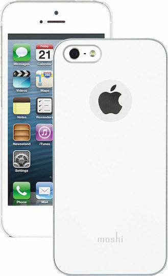 Moshi iGlaze Задна корица Пластмаса Бял (iPhone 5/5s/SE -> iPhone 5/5s/SE)