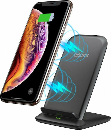 Choetech Încărcător Wireless (Qi Pad) 15W Negruς (T555-F)