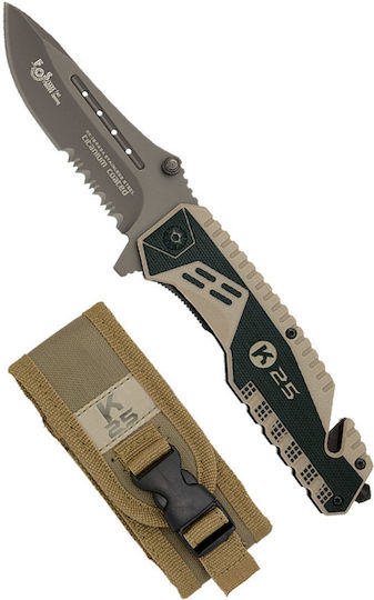 K25 Attraction 2 Джобно ножче Survival Бежов в Калъф