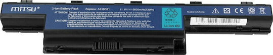 Mitsu Συμβατή Μπαταρία για Acer Aspire με 6600mAh