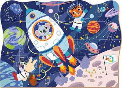 Puzzle pentru Copii Transport Series: Excursion Into Space pentru 3++ Ani 30buc Dodo