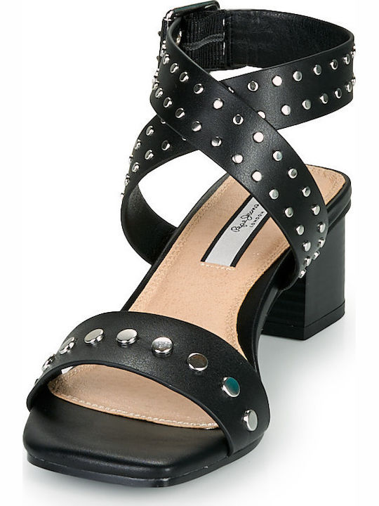 Romy Studs Сандали Черни