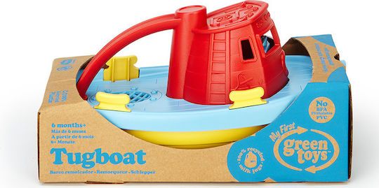 Green Toys Βαρκούλα Μπάνιου Κόκκινη για 6+ Μηνών