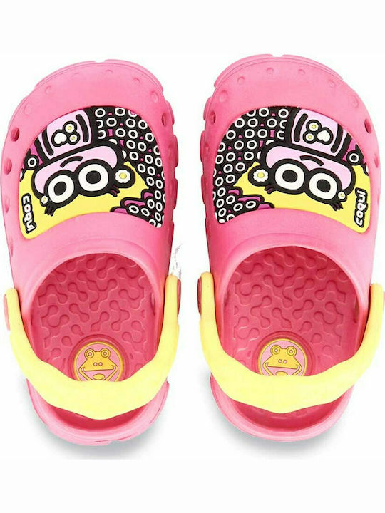 Coqui Stoney Children's Beach Clogs Fuchsia