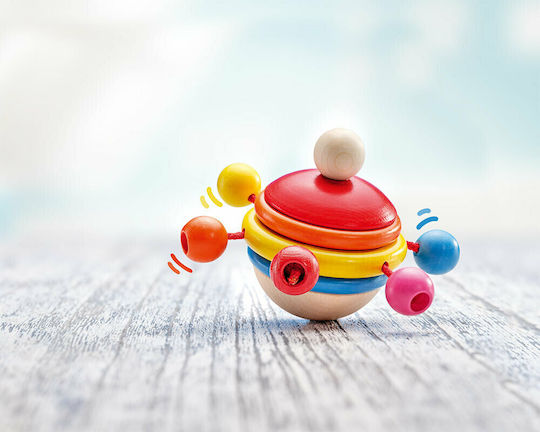 Selecta Spinning Top Baby Activity Toy Wooden for Newborns