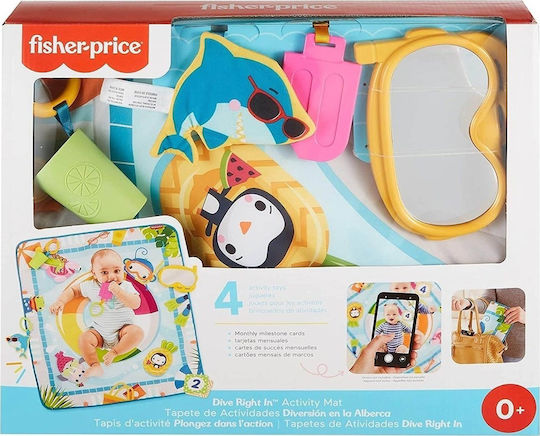 Fisher Price Dive Right in Activity Χαλάκι Δραστηριοτήτων για Νεογέννητα