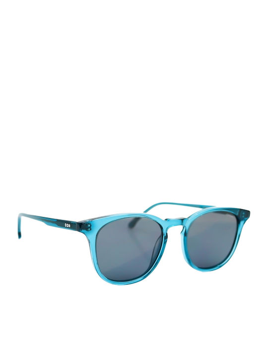 Komono Beaumont Men's Sunglasses with Blue Plastic Frame