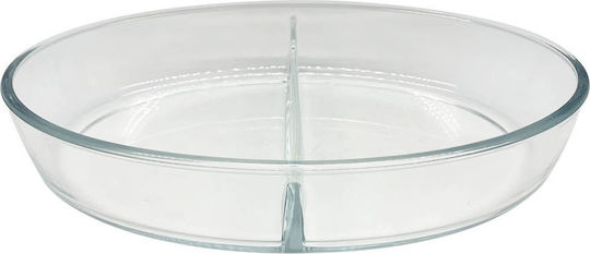 Ankor Oval Vas de Gătit Rezistent la Căldură Sticlă 3000ml 1buc